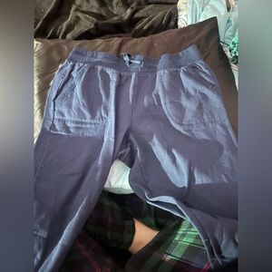 Navy blue athletic works sweatpants